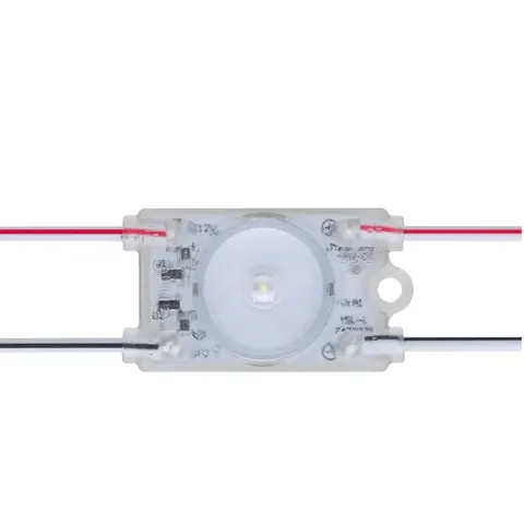 Moduł LED Panorama MINI CRISTAL 12V 1W 90lm 7000K IP65 soczewka 175° litery 3D, sufity napinane