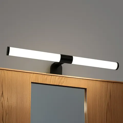 Kinkiet do łazienki APA czarny LED 6W 590lm IP44 nad szafkę ML2252 Milagro