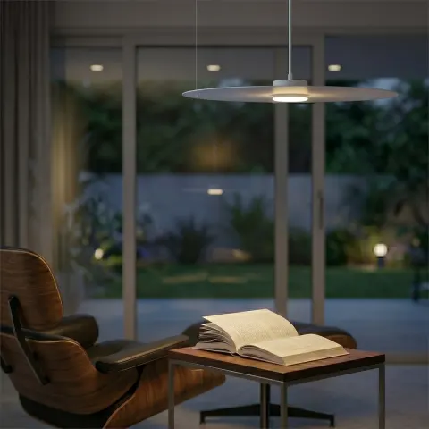 Lampa wisząca PIATTO biała 1xGX53 550mm Milagro MLP2913