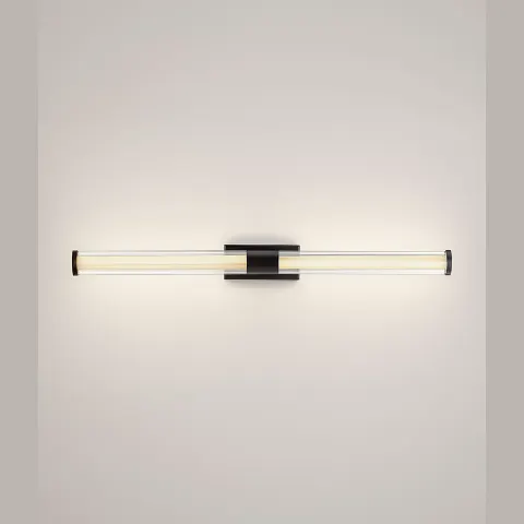 Kinkiet ścienny TELDE LE46194 Luces Exclusivas czarny szklany LED 3000K 63cm IP44