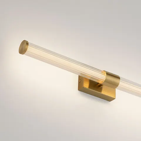 Kinkiet ścienny TELDE LE46196 Luces Exclusivas złoty szklany LED 3000K 63cm IP44