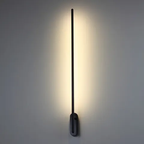 Lampa ścienna kinkiet LED Line 243 Elkim regulowany czarny