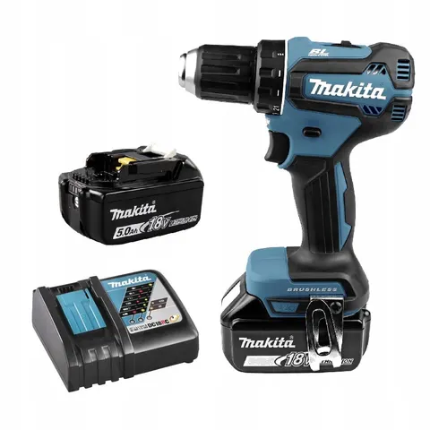 MAKITA DDF485RTJ Wiertarko-Wkrętarka 18V 2x5Ah