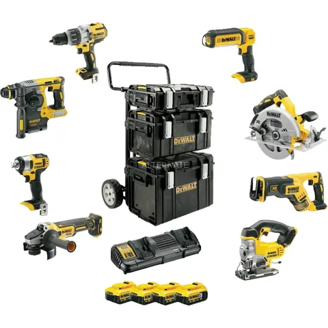 DEWALT DCK854P4 zestaw COMBO 8 urządzeń 4x5Ah