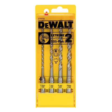 Dewalt DT9702 Wiertła do betonu SDS+ 4szt 5,5-10mm
