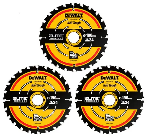 Dewalt DT10399 Tarcza piła do drewna 190x30mm 3szt