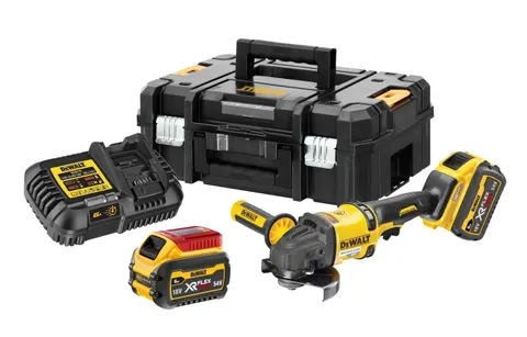 Szlifierka kątowa 54V XR FLEXVOLT 125mm, 2 × 6Ah, TSTAK DEWALT