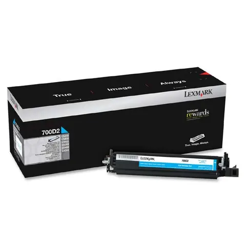 Developer LEXMARK 70C0D20 - cyan, 40000 stron