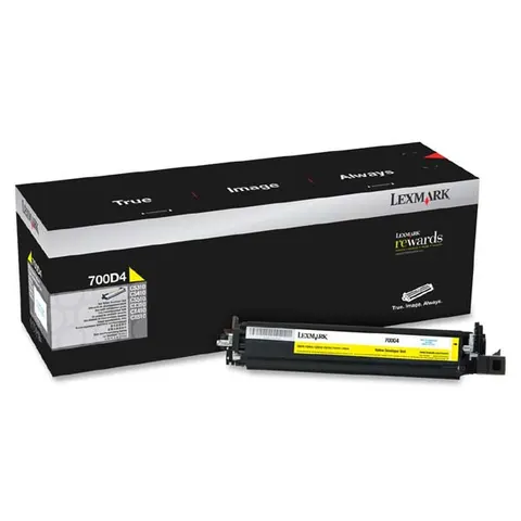 Developer LEXMARK 70C0D40 - żółty, 40000 stron