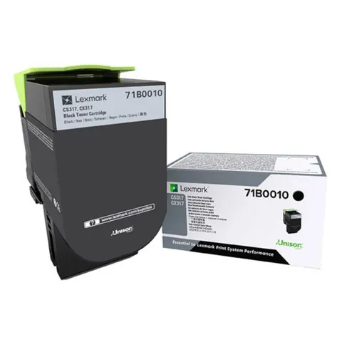 Developer LEXMARK 71B0010 - czarny, 3000 stron