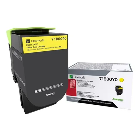 Developer LEXMARK 71B0040 - żółty, 2300 stron