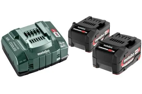 Metabo Zestaw 2x5,2Ah Akumulator+Ładowarka ASC 145 18V