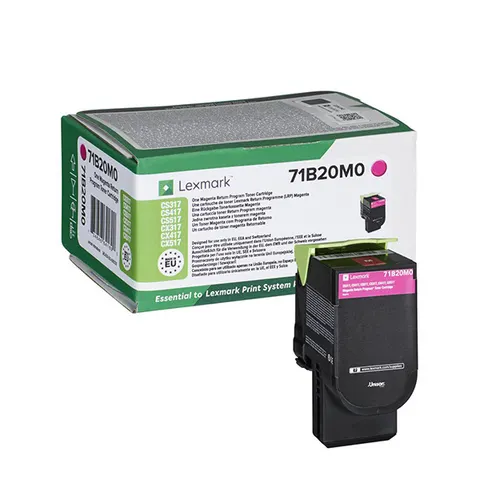 Developer LEXMARK 71B20M0 - magenta, 2300 stron