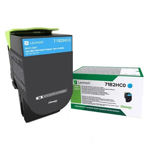 Developer LEXMARK 71B2HC0 - cyan, 3500 stron
