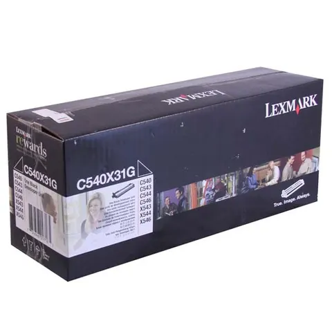 Developer LEXMARK 0C540X31G - czarny, 30000 stron
