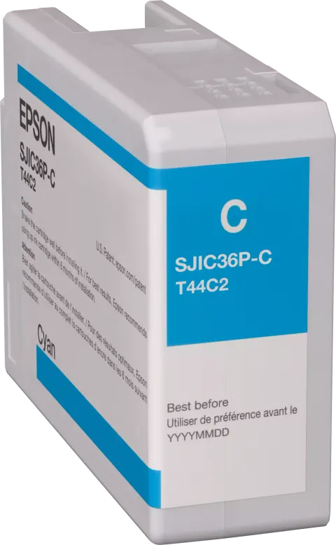 Tusz Epson SJIC36P C Cyan T44C2
