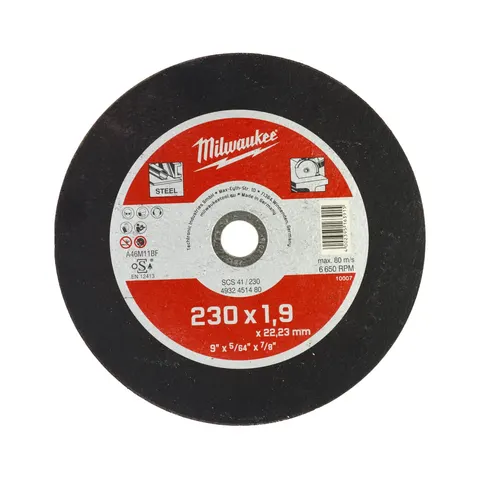 MILWAUKEE CONTRACTOR tarcza do cięcia metalu 1,9 mm