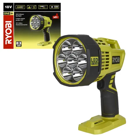 Ryobi R18SPL-0 Lampa latarka LED Hi-Beam 18V Body