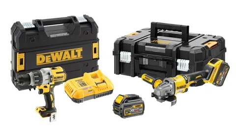 Dewalt DCK2055T2T Zestaw wkrętarka+szlifierka 2x6,0Ah 18V 54V