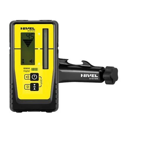 Nivel System RD800 DIGITAL cyfrowy czujnik laserowy dla laserów krzyżowych i niwelatorów rotacyjnych (z uchwytem)