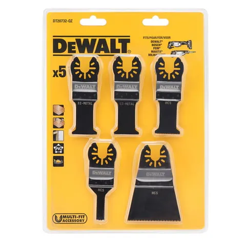 Dewalt DT20732 Brzeszczoty do Multinarzędzia 5szt.