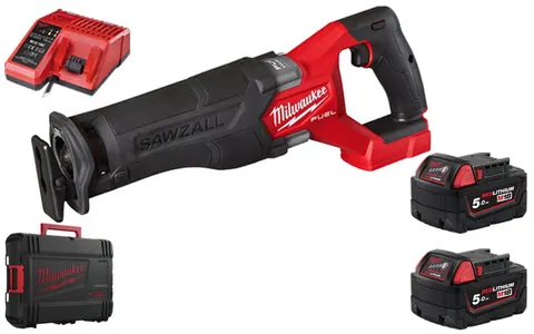 Milwaukee Piła szablasta M18 FSZ-502X 2x5,0Ah 18V