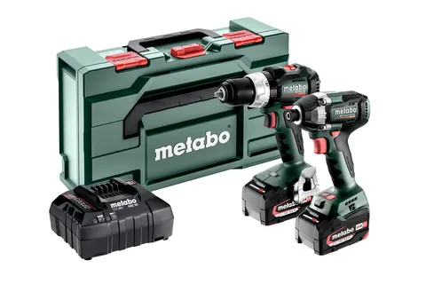 Metabo COMBO SET 2.8.8 Wiertarka zakrętak 2x5,2Ah 18V+metabox