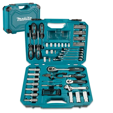 Makita E-08458 Zestaw akcesoriów i narzędzi ręcznych 87szt.