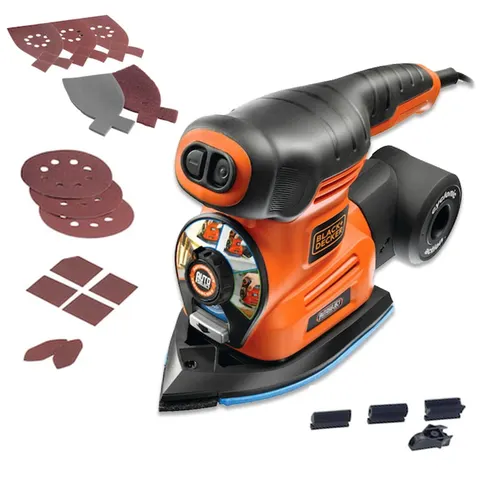 Black Decker KA280 Szlifierka wielofunkcyjna 4w1 220W