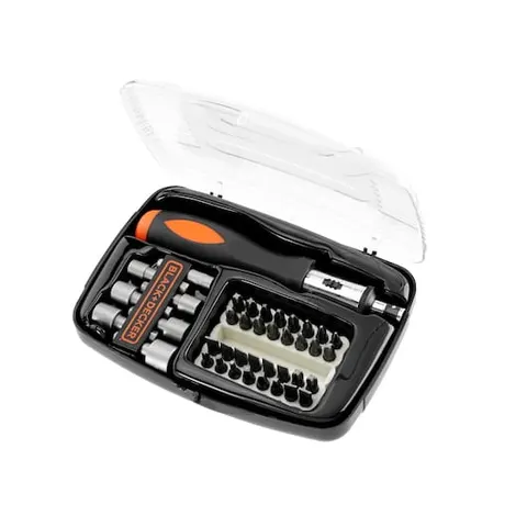 Black Decker A7062 Zestaw bitów i końcówek 40el.
