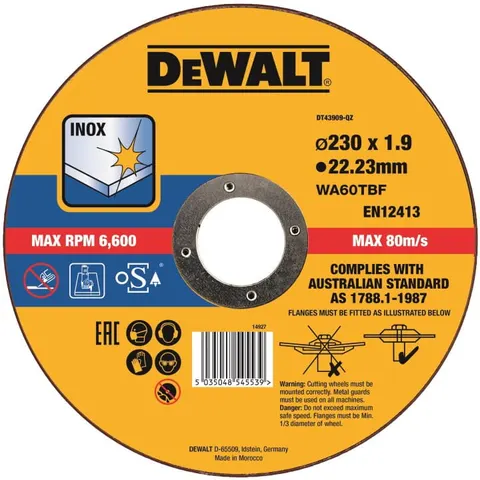 Dewalt DT43909 Tarcza pilarska do metalu Inox 230mm