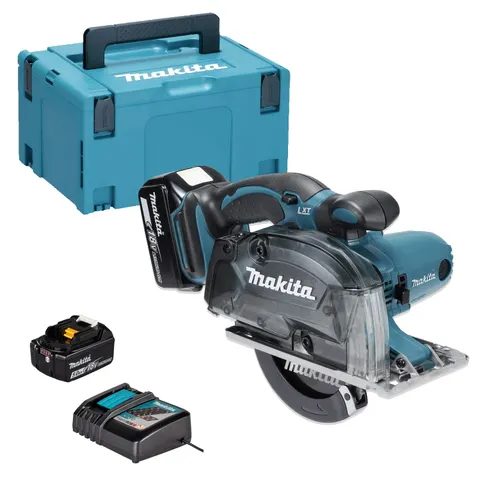 Makita DCS552RTJ Przecinarka do metalu LXT 136mm 2x5Ah 18V