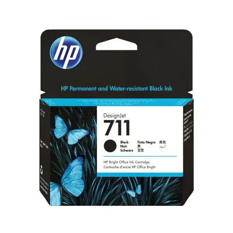 Tusz HP 711 - czarny, 80 ml