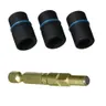 Makita B-40375 Zestaw nasadek udarowych 1/4"" 10mm 3szt.