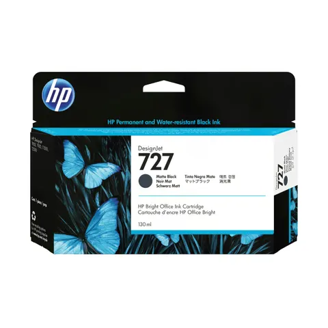 Tusz HP 727 - matowy czarny, 130 ml
