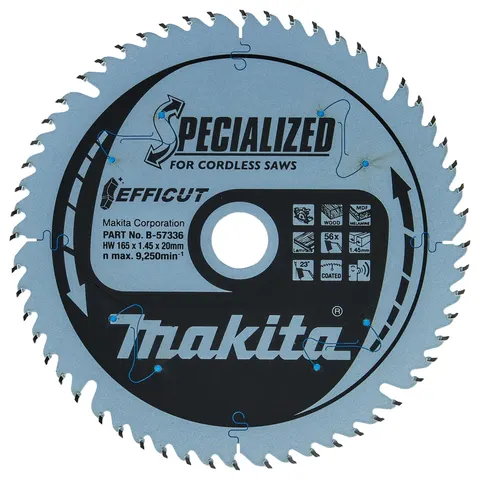 Makita B-57336 tarcza 165x20mm do cięcia