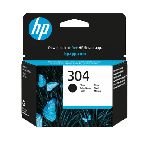 Tusz HP 304 - czarny, 4 ml