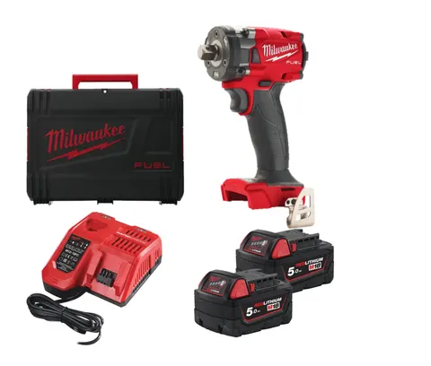 Milwaukee M18 FIW2P12-502X Kompaktowy klucz udarowy ½″