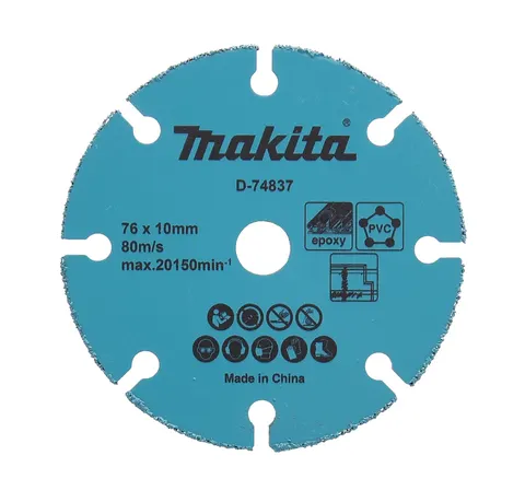 Makita D-74837 Tarcza z grysem z węglika spiekanego, 76 x 10 mm
