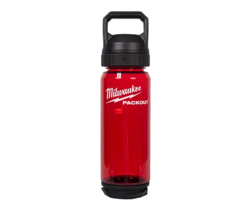 Milwaukee Plastikowa butelka PACKOUT™ 740 ml - czerwona