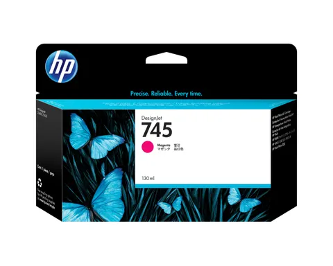 Tusz HP 745 - magenta, 130 ml