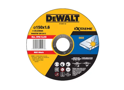 Dewalt DT43907 Tarcza do cięcia 150 x 1.6