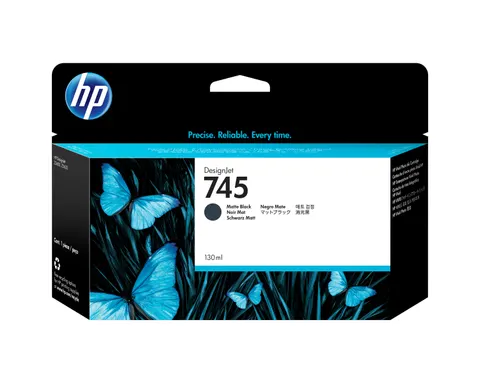 Tusz HP 745 - matowy czarny, 130 ml