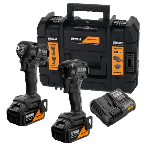 Dewalt x McLaren DCK2224MP2T Zestaw elektronarzędzi 2x 5Ah