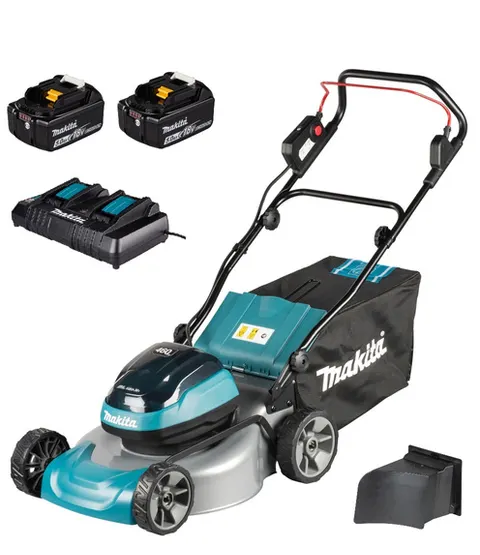 Makita DLM466PT2 Akumulatorowa kosiarka do trawy 2x18V