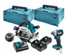 Makita DLX2565GJ Zestaw Combo DTD201 + DHS660 18 V 3x 6Ah