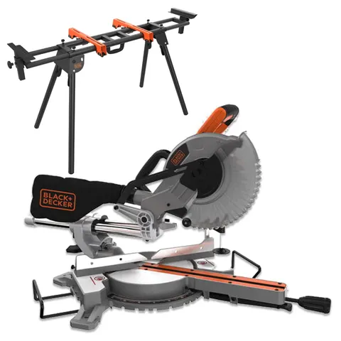 Black Decker BES700 Pilarka tarczowa ukośnica+stół roboczy BEZ100