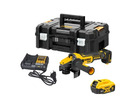 Dewalt DCG409VSNT Szlifierka Kątowa + DCB184 5Ah 18V XR Li-Ion