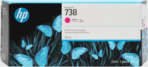 Tusz HP 738 - magenta, 300 ml