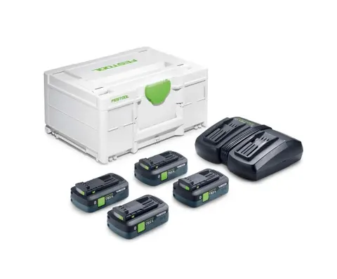 Festool Zestaw zasilający YS 18V 4xTBX4/TCL6DUO 578823